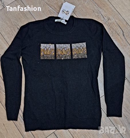 Уникална дамска блуза , снимка 6 - Блузи с дълъг ръкав и пуловери - 43341403