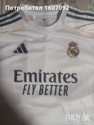 Фланелка на Реал Мадрид за сезон 25/26, снимка 3 - Спортни дрехи, екипи - 51229158