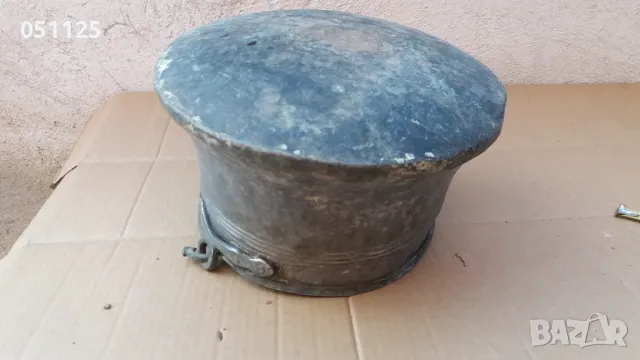 бакърен кован възрожденски бакър, котел, казан за курбани, снимка 15 - Антикварни и старинни предмети - 48524297