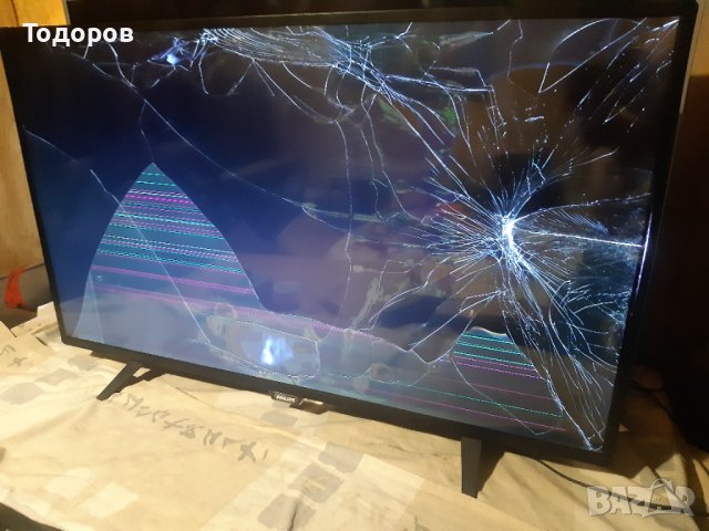 43"лед Philips 43PFT4001/12 със счупен екран на части, снимка 1 - Телевизори - 37224537