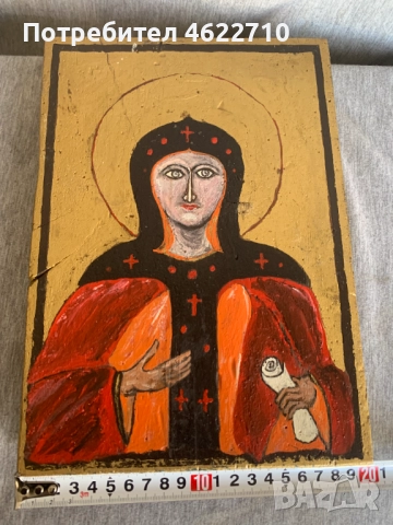 икона рисувана на дърво