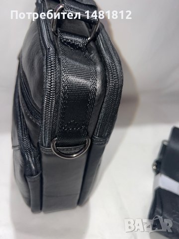 Мъжка чанта от естествена кожа , снимка 3 - Чанти - 42938966