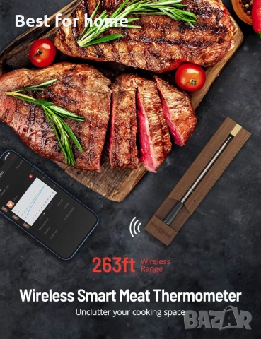 Безжичен термометър за месо, снимка 2 - Други стоки за дома - 51595267