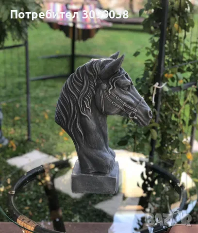 Статуи Конска Глава от бетон (ПРОМОЦИЯ) , снимка 3 - Градински мебели, декорация  - 50139760