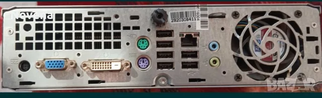 HP Compaq dc7800 Ultra - slim Desktop + подарък клавиатура и мишка., снимка 2 - За дома - 48163442