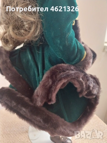 Винтидж порцеланова кукла Катрин-Роуз от колекцията “Викториански зимни принцеси” на Франклин Минт, снимка 14 - Декорация за дома - 52155523