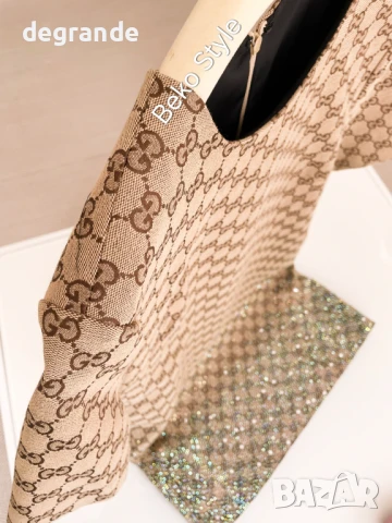 ТОП Модел рокля Gucci ВИДЕО НА МОДЕЛА, снимка 8 - Рокли - 51155938