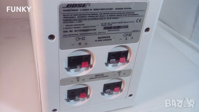 Bose Acoustimass 5 Series III Subwoofer, снимка 6 - Тонколони - 33511402