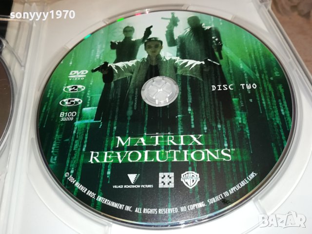 МАТРИЦАТА 2 ДВД ДИСКА 0301241551, снимка 2 - DVD филми - 43641160
