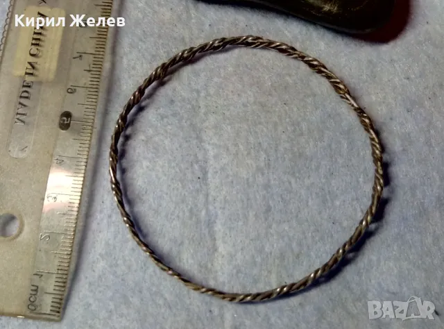 СТАРИННА АЖУРНА СРЕБЪРНА ГРИВНА МНОГО ВИСОКА ПРОБА СРЕБРО РЕТРО ПЛЕТКА РЪЧНА МАЙСТОРСКА РАБОТА 48407, снимка 10 - Антикварни и старинни предмети - 48485585