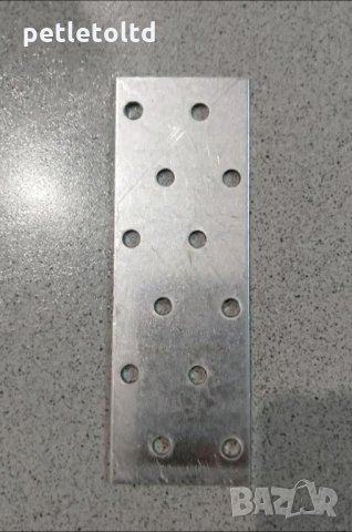 Монтажна планка с 12 бр. перфорирани отвори, 120 мм Х 40 мм Х 2 мм