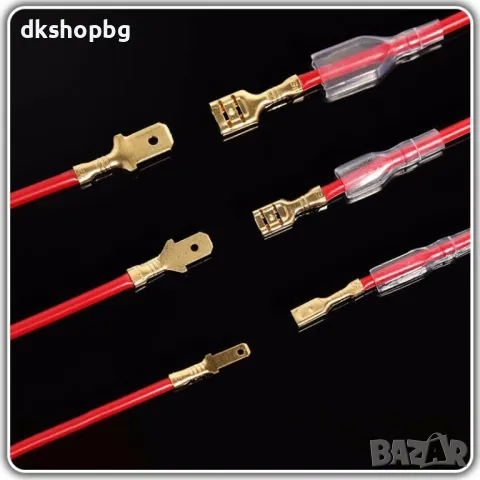 4398 Комплект от 600 броя конектора, изолирана клема, снимка 3 - Клещи - 48987692