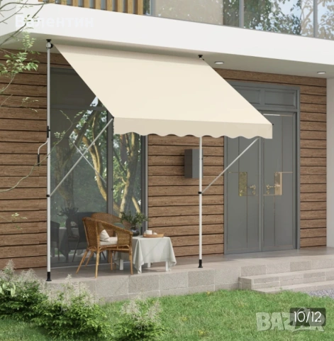 Регулируема външна тента  3 х 1.5 м, снимка 7 - Други стоки за дома - 53245710