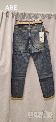 Дамски дънки mom fit, снимка 4 - Дънки - 52495961