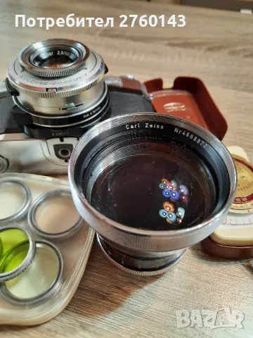 Фотоапарат ZEISS IKON Contaflex 2 обектива Carl Zeiss, снимка 13 - Фотоапарати - 49878774