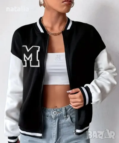 Дамски суичър със цип! Рр М, снимка 1