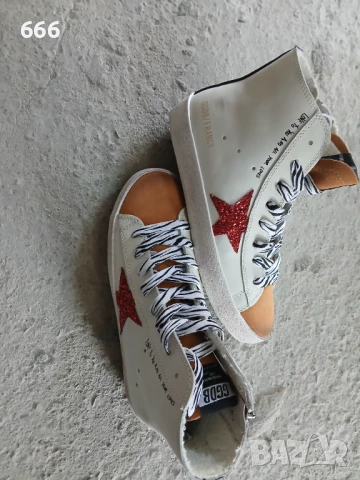 Кожени кецове Golden Goose, снимка 7 - Кецове - 51174441