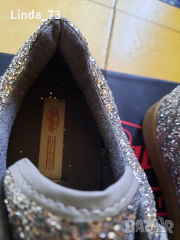 Дам.обувки/маратонки-"BUFFALO"-№40-цвят-сребристи-glitter. Закупени от Италия., снимка 6 - Маратонки - 33633792
