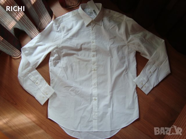 НАМАЛЕНА НА 50лв - ADIDAS SLVR – нова риза памук дълъг ръкав, снимка 2 - Ризи - 28194614