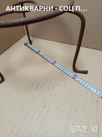 Стар Ръчно Изработен Саджек Пиростия За Огнище. , снимка 9 - Антикварни и старинни предмети - 52842188