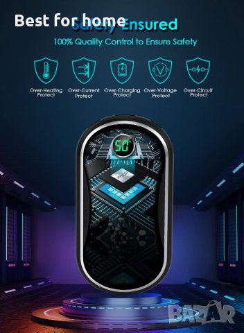 Акумулаторен нагревател за ръце,Power Bank 10000mAh, 15 часа издръжливост,цифров дисплей, снимка 6 - Друга електроника - 40007914