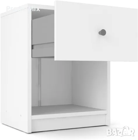 Нощно шкафче Tvilum Portland 7033149 дървен шкаф с чекмедже и рафт Мебел , снимка 9 - Шкафове - 48142601