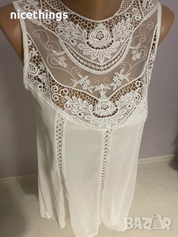 Бяла рокля размер S, снимка 3 - Рокли - 34600244