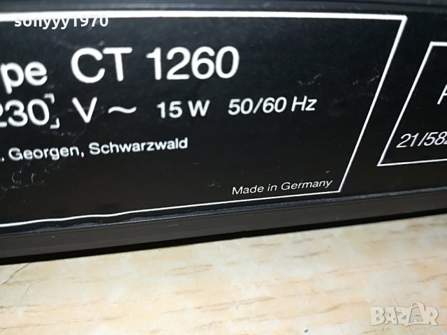 dual ct1260 tuner-made in germany 2007212006, снимка 9 - Ресийвъри, усилватели, смесителни пултове - 33579314