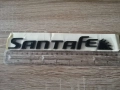 черен надпис Hyundai Santa fe стар фонт, снимка 5