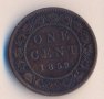 Канада цент 1859 година, снимка 1 - Нумизматика и бонистика - 38006036