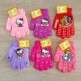Детски зимни ръкавици за момиче машинно плетиво 3-4 години