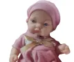 Детска кукла бебе в розово, снимка 3