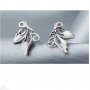 Сребърни Обеци Изящната пеперуда - 925 печат сребро BT416, снимка 7