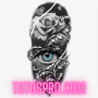 Временна татуировка ”Eye of the rose” | Бърза доставка | TatusPro.com, снимка 2