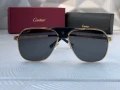 Cartier мъжки слънчеви очила с кожа, снимка 4