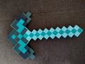 Майнкрафт, Minecraft диамантен меч и кирка 2в1 играчка Маинкрафт, снимка 13