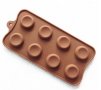 8 Дълбоки копчета копче силиконов молд форма фондан бонбони гипс шоколад, снимка 3