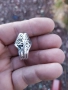 Много стар сребърен пръстен, снимка 3