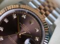 Rolex Datejust 41 Gold/Steel (ORIGINAL) Chocolate Diamond Dial Jubilee - Ref: 126331, снимка 17