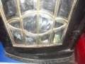 продавам старинен шкаф етажерка с уникално стъкло, снимка 3
