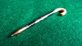Миниатюрен стар молив форма бастун със слонова кост дръжка, снимка 1 - Антикварни и старинни предмети - 43254777