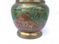 Красива бронзова ваза. №0200, снимка 2