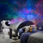 Нови Детска нощна лампа звездно небе проектор 360 настройка, модел ULT Galaxy Star Project Астронавт, снимка 10