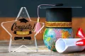 2D Акрилен топер Congrats завършване звезда прозрачен на основа украса декор статуетка, снимка 4
