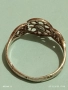 Авторски ажурен сребърен пръстен градско ретро бижу 52473, снимка 6