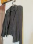 Дамско черно, елегантно сако памучно с вградени фини метални нишки SAND, снимка 2
