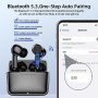 Нови Безжични Bluetooth 5.3 слушалки USB-C HiFi стерео Подарък, снимка 4