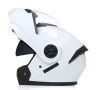 Каска за Мотор Модуларна Бял гланц -74423, снимка 3