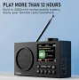 Преносимо радио Mycket DAB, цифрови радиостанции DAB Plus с Bluetooth, USB акумулаторно FM радио

, снимка 6