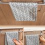 Поставка за кърпи от неръждаема стомана, 2размера , снимка 6
